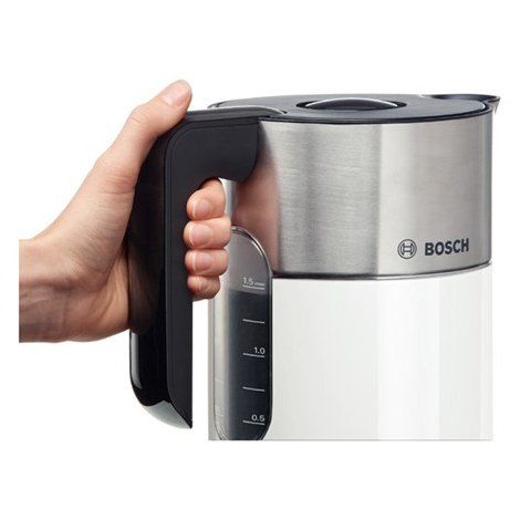 Bosch | TWK8611P | With electronic control | 2400 W | 1.5 L | Stainless steel | 360° rotational base | White - 3